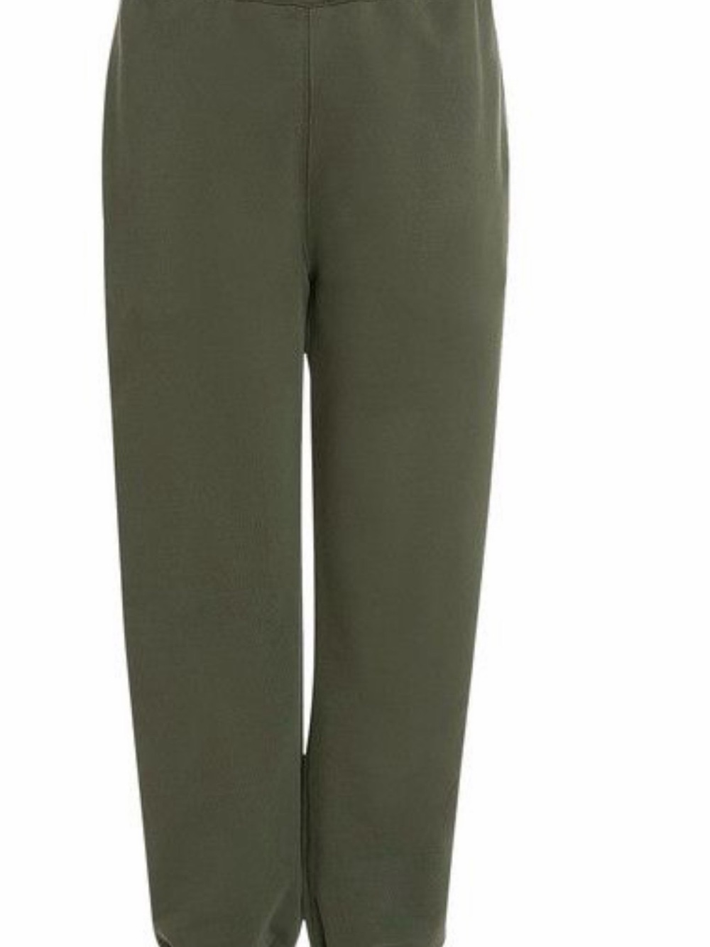 Alexander McQueen Olive Green Hoodie with Red Logo
